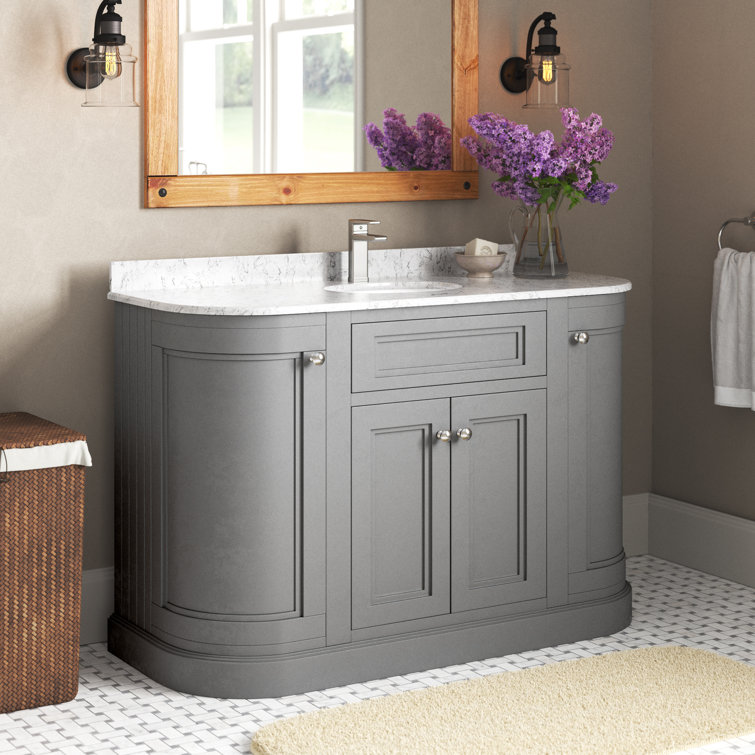 Three Posts Bataan 1200mm Freestanding Single Vanity Unit Wayfair.co.uk